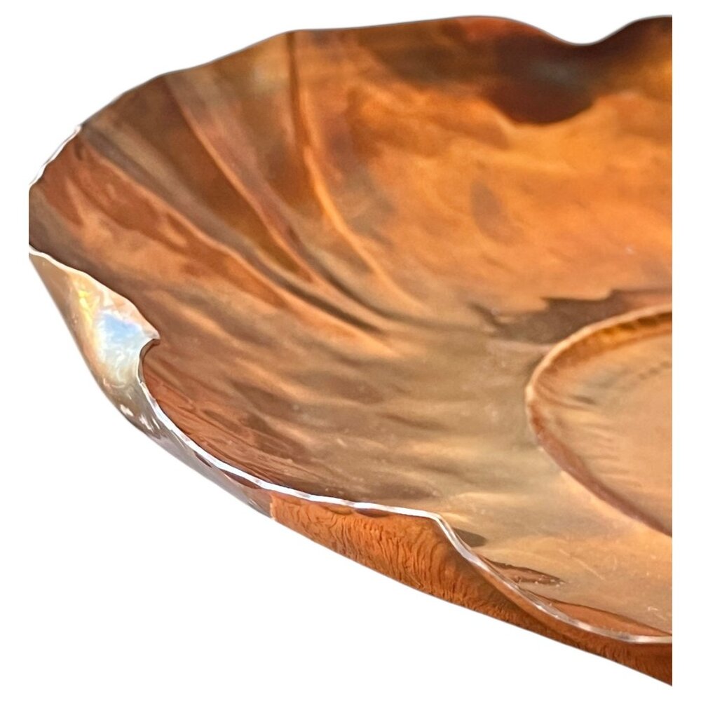 Vermont CCV Hand-Hammered Copper Decorative Plate 507 VTG 13” D French Country - Picture 6 of 6